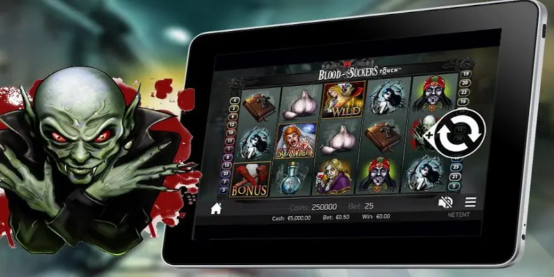 Blood Suckers máquina tragamonedas HTML5 permite disfrutarlo en todos tus dispositivos