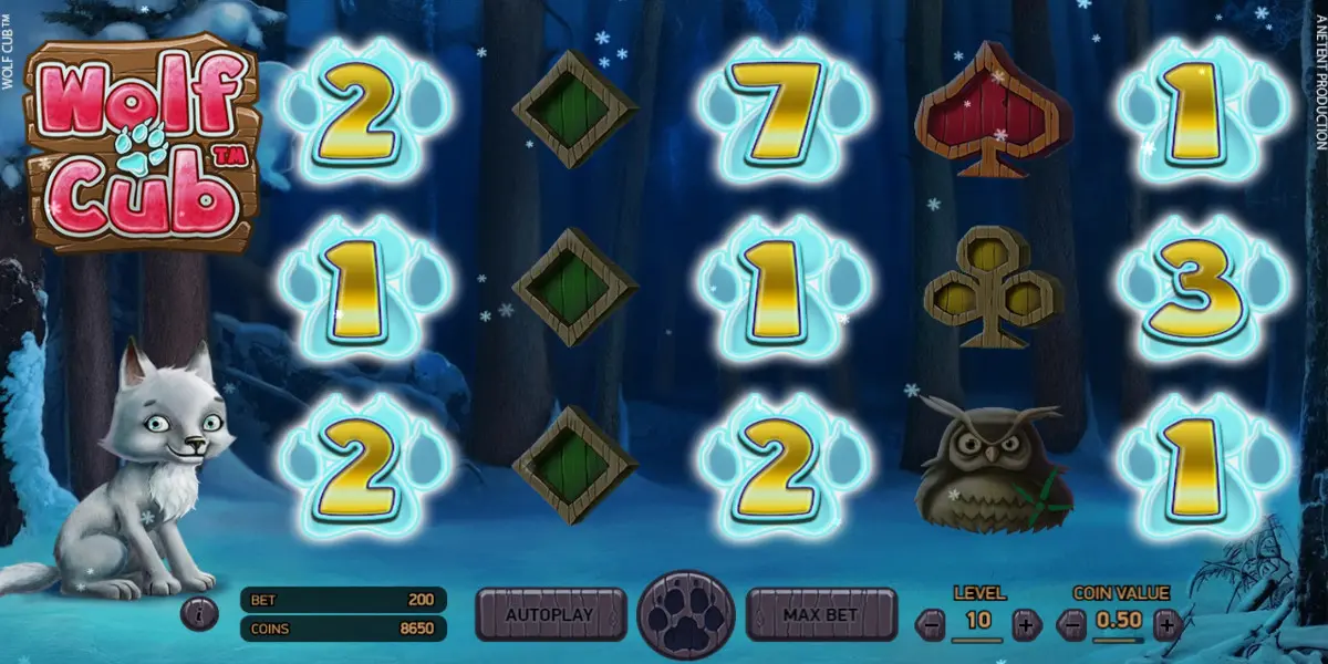 Wolf Cub tragamonedas Juego de Giros Gratis