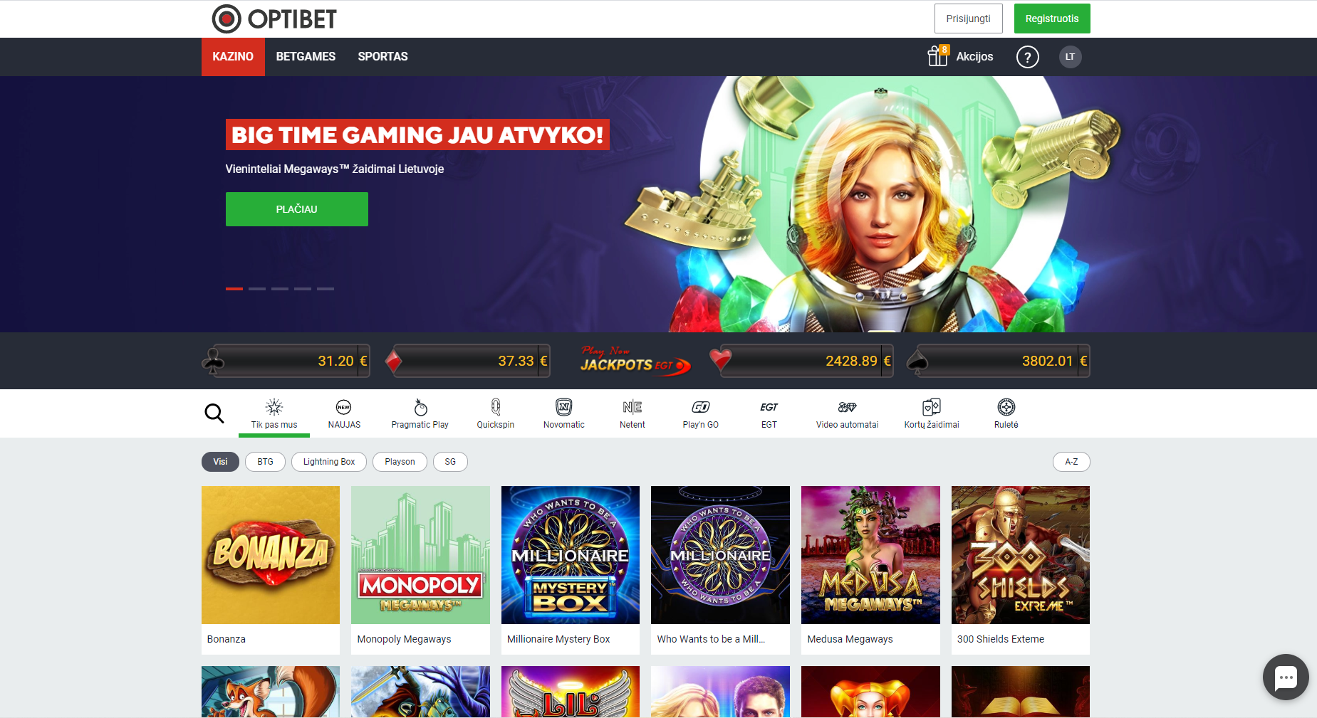 optibet juegos de casino - bonanza monopoly megaways millionaire mystery box medusa 300 shields - optibet book of ra