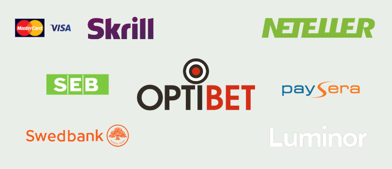 optibet métodos de pago skrill neteller swedbank luminor visa mastercard