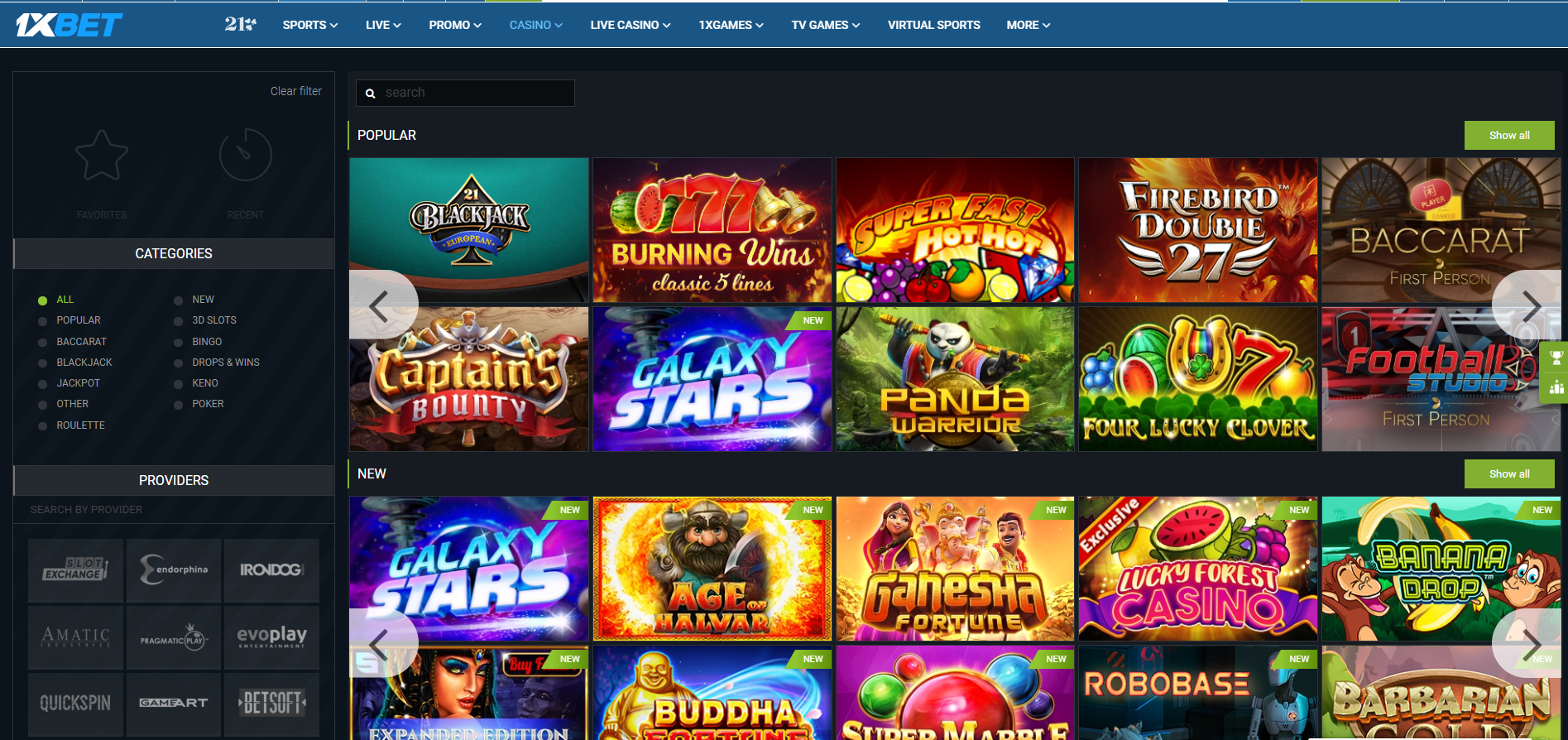 1xbet juegos de casino galaxy stars baccarat blackjack 777 burning wins captain bounty banana drop