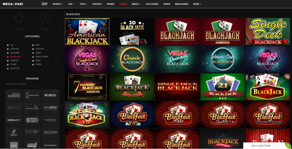 megapari-blackjack