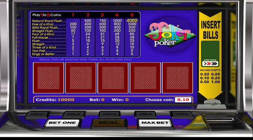 Video poker en línea jugar-video-poker-joker-poker
