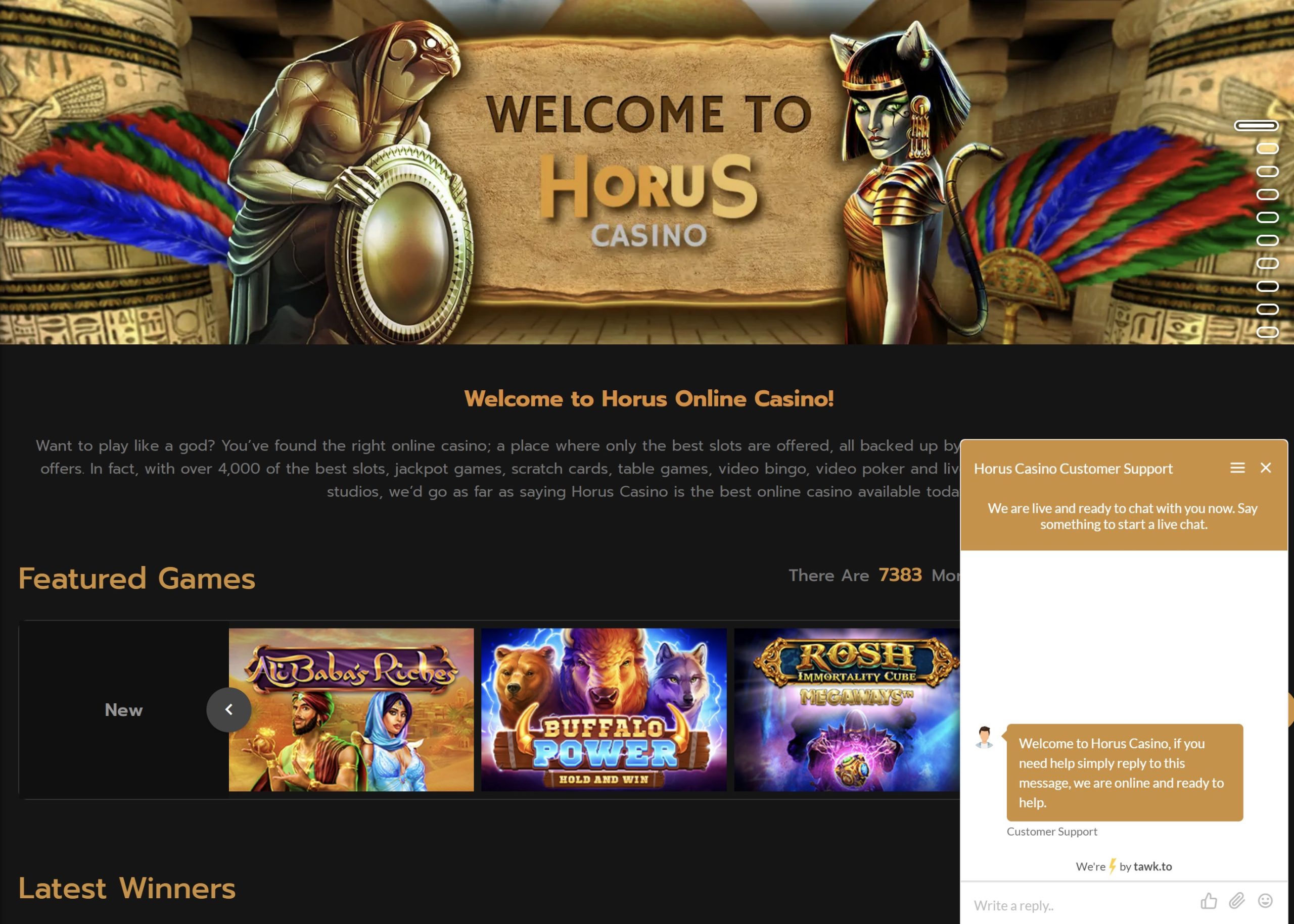 horus casino centro de atención al cliente de chat en vivo