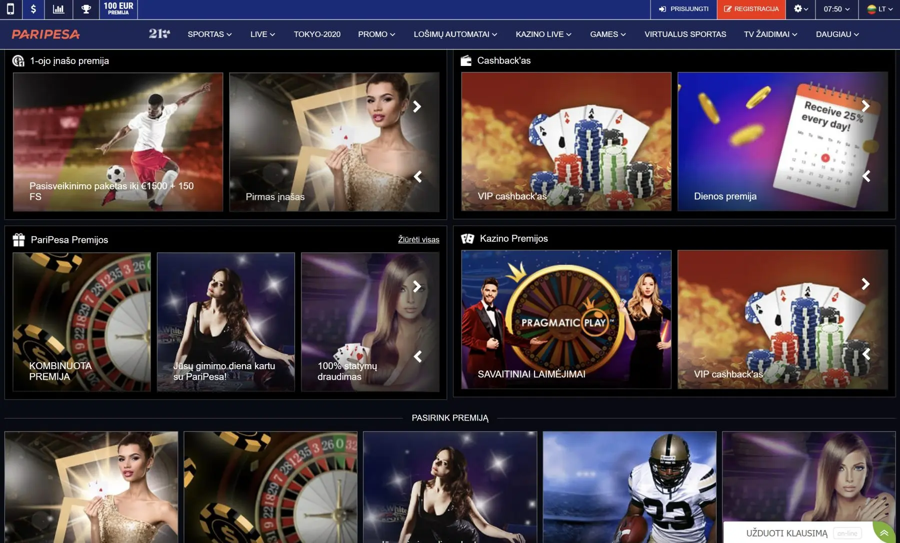 paripesa casino bonus promo code premija - paquete de bienvenida hasta 1500€