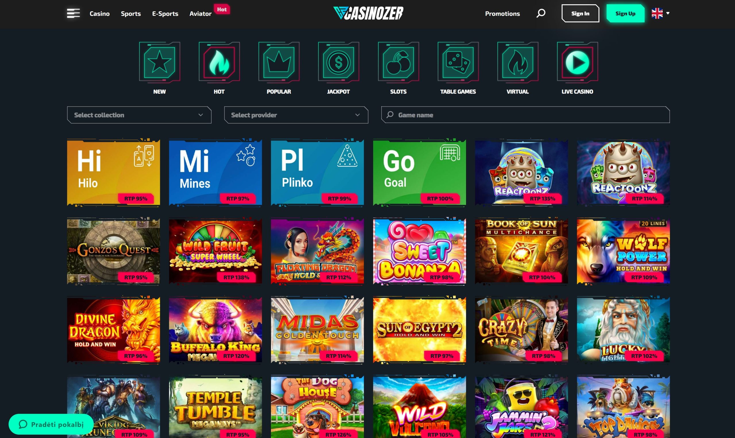 casinozer juegos de casino tragamonedas reactoonz jammin jars gonzo quest crazy time