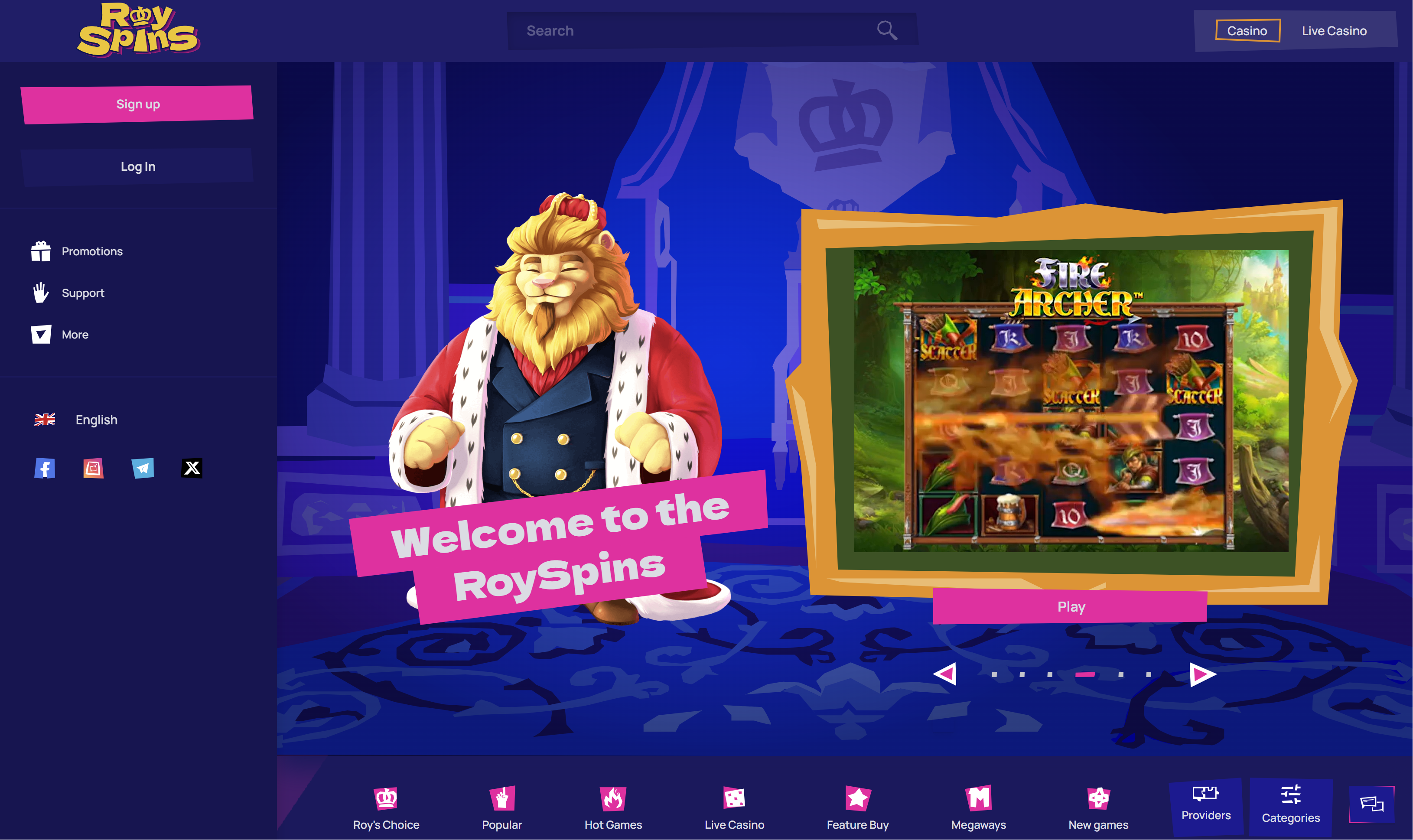 royspins crypto casino