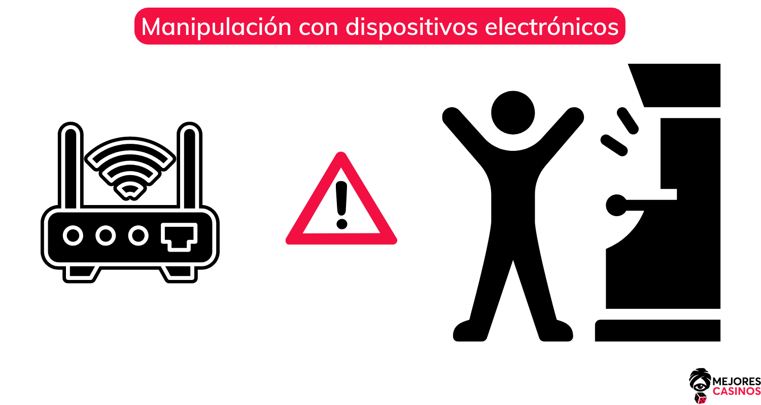 hackear una máquina tragamonedas con dispositivos electrónicos