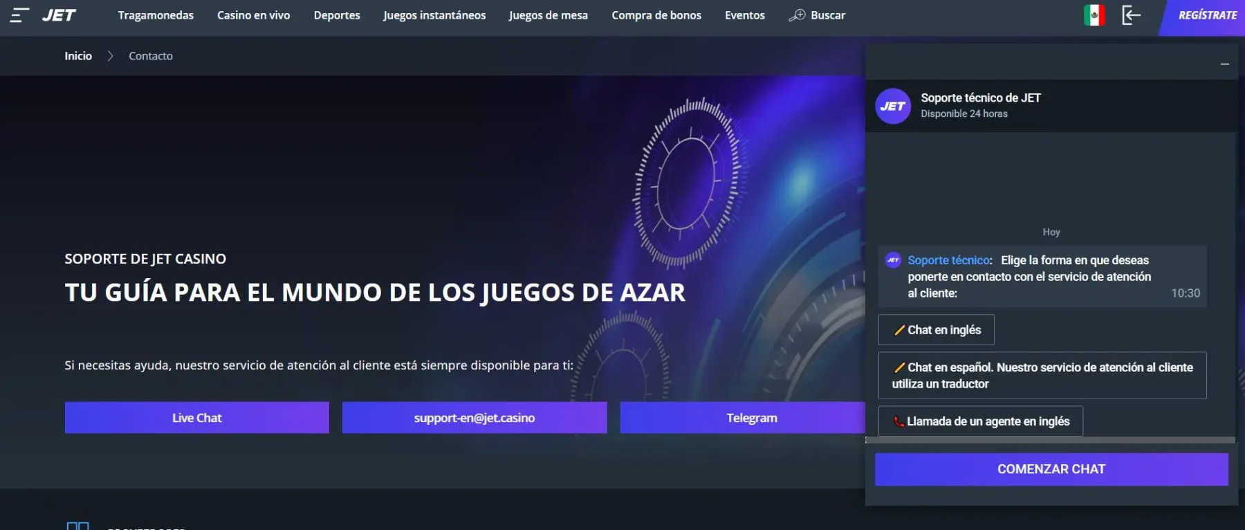 Atención al cliente atencion-al-cliente-de-jet-casino