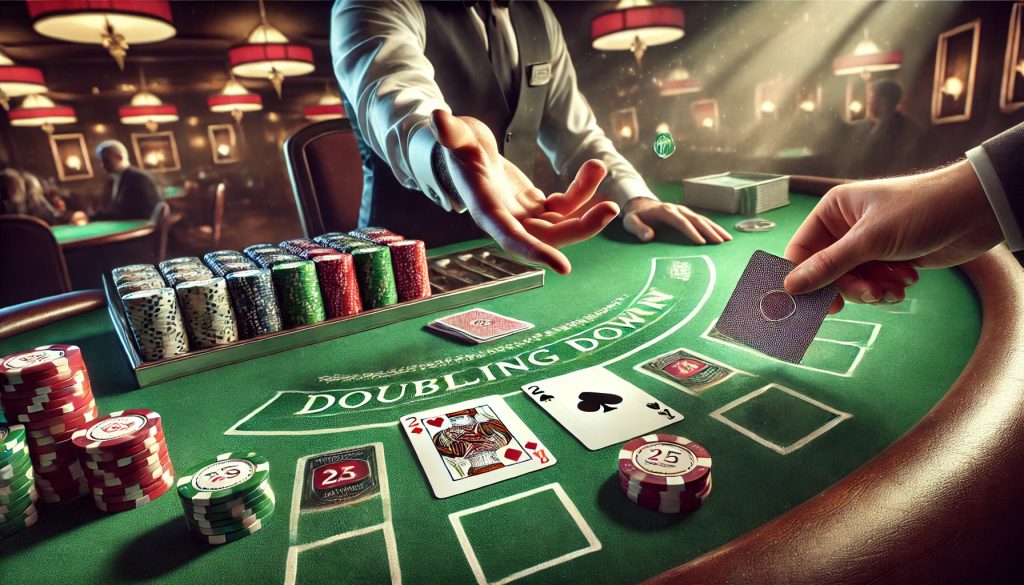 Doblar la Apuesta en el Blackjack