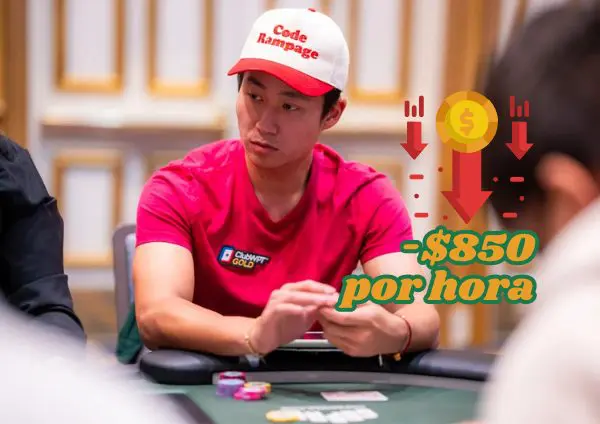 Rampage pierde $850 por hora jugando al poker