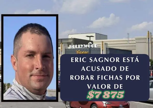 Empleado de Casino en York Acusado de Robar $7,800 en Fichas