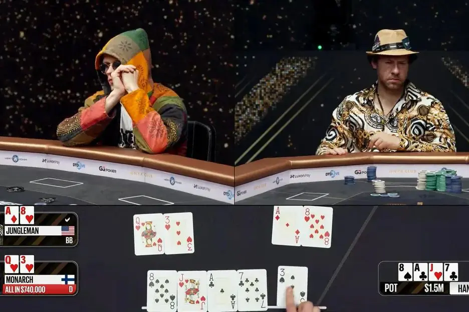 Jungleman derrota a Monarch en la última mano. jungleman-contra-monarch