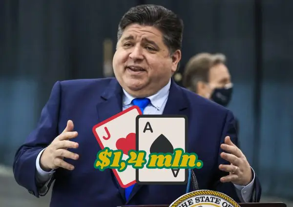 JB Pritzker, gobernador de Illinois, gana $1.4M en blackjack