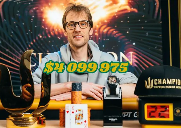 Christoph Vogelsang conquista el título del Triton Poker Main Event