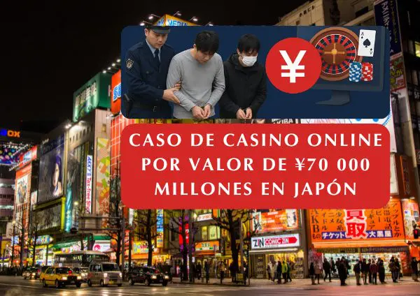 apón arresta a dos personas en operativo contra apuestas ilegales de casino online por ¥70 mil millones