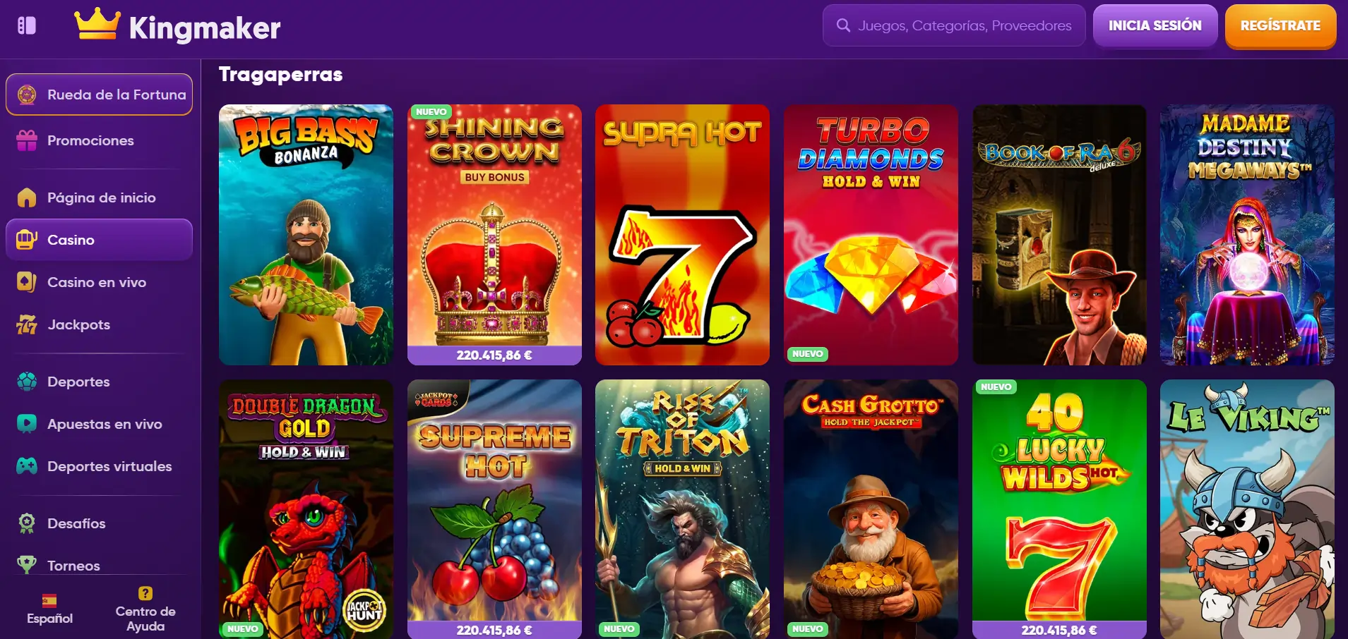 Tragamonedas tragaperras-de-kingmaker