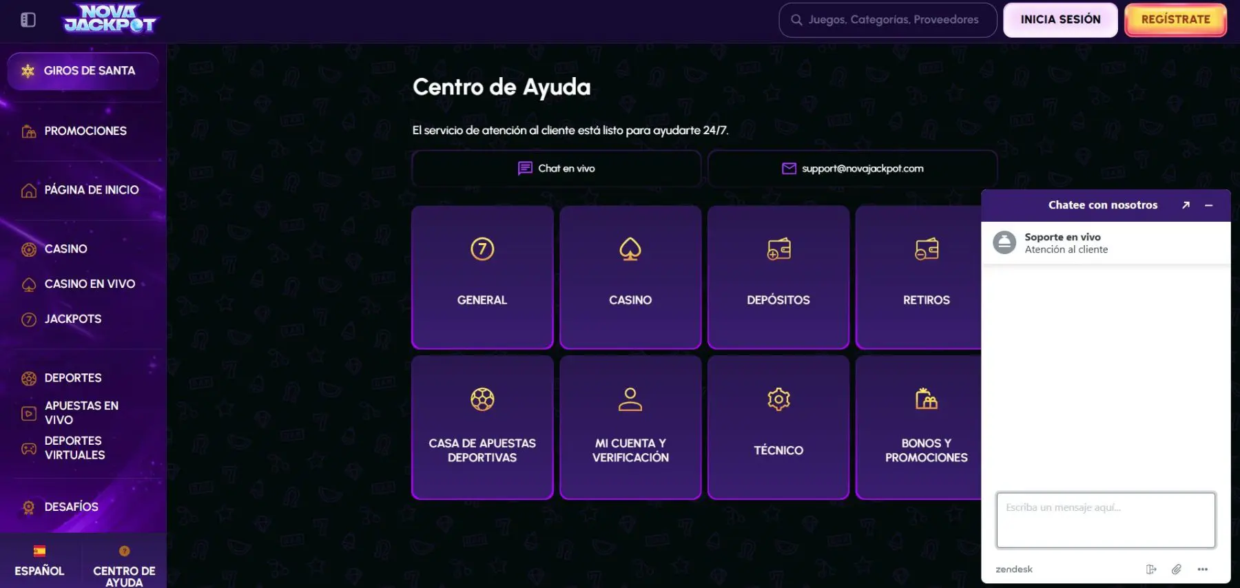 Soporte al Cliente soporte-al-cliente