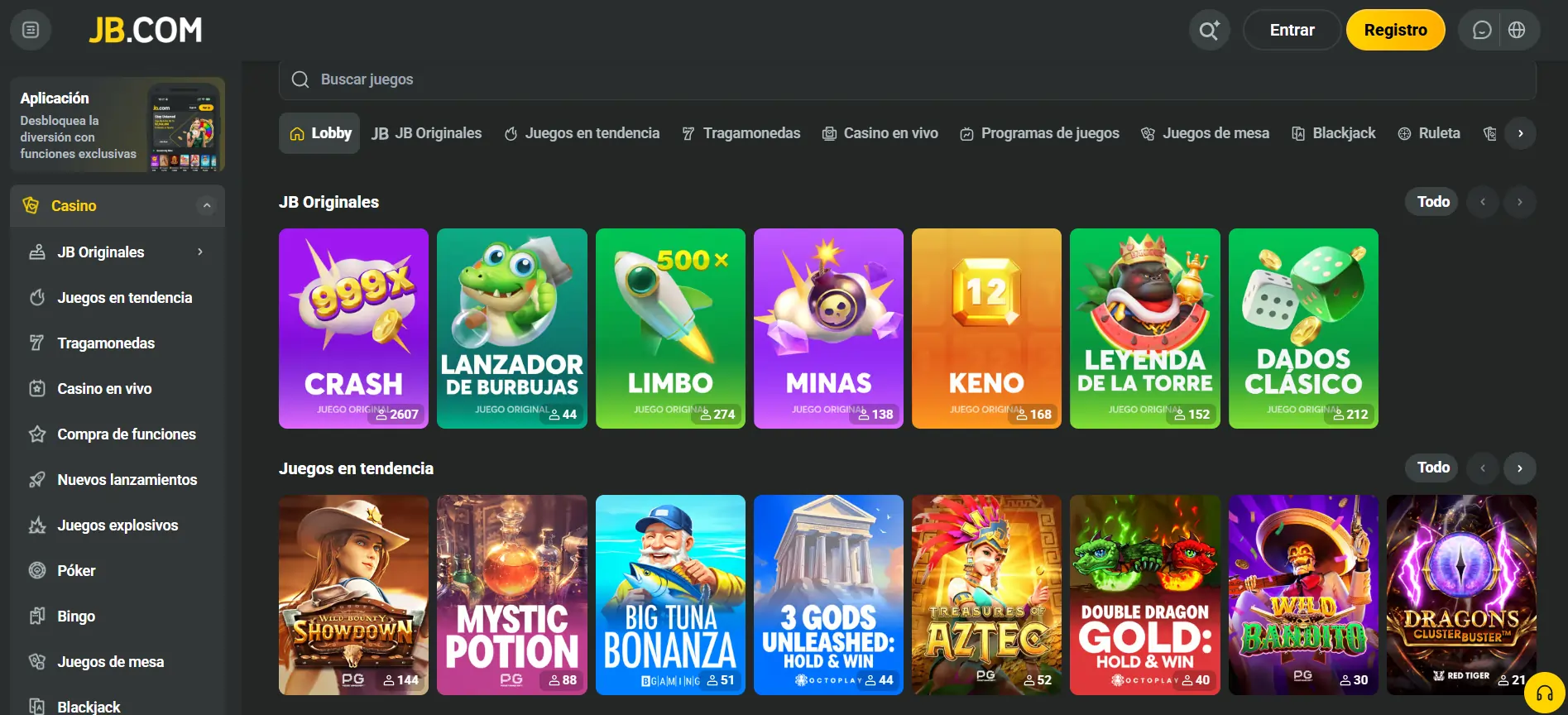 Juegos de JB juegos-de-JB-casino