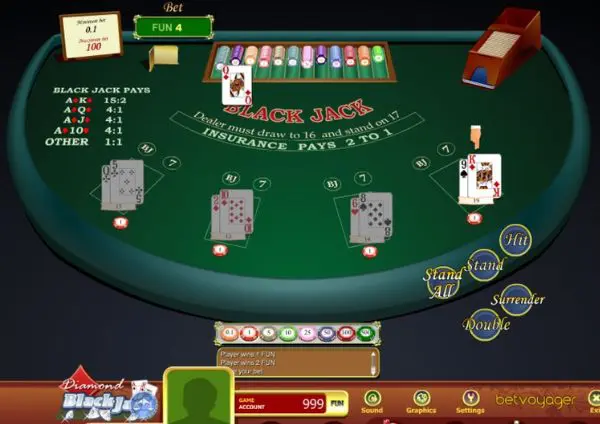 Reglas y Estrategias del Diamond Blackjack